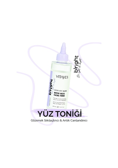Vitayes Gözenek Sıkılaştırıcı ve Akne Karşıtı Canlandırıcı Tonik 200 ML