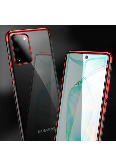 Galaxy S20 Kılıf Zore Dört Köşeli Lazer Silikon Kılıf Galaxy S20 Kılıf Zore Dört Köşeli Lazer Silikon Kılıf