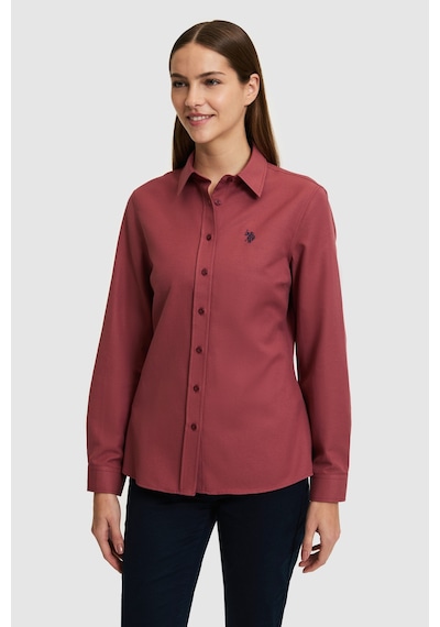 U.s. Polo Assn. Kadın Vişne Gömlek Basic 50324791-vr223