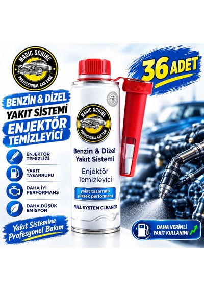 36'lı 300 Ml Yeni Nesil Benzin/dizel Yakıt Sistemi Enjektör Temizleyici