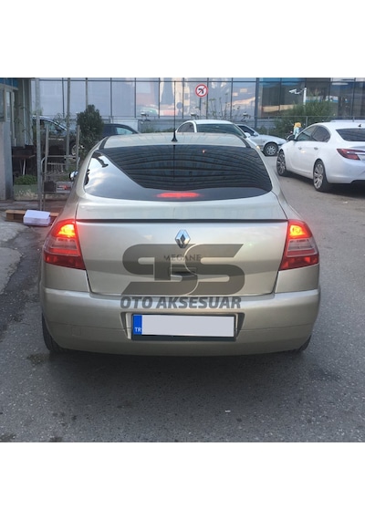 Renault Megane 2 Sedan Bagaj Üstü Spoiler Piano Black