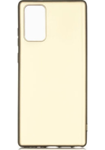 Samsung Galaxy Uyumlu Note 20 Kılıf Esnek Yapılı İnce Slim Silikon Kapak Ryc/premier Gold