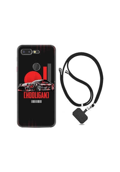 General Mobile Gm9 Pro Kılıf Silikon Desen Boyun Askılı Hooligan 1636