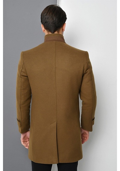 Plt8391 Dewberry Erkek Palto-camel Camel