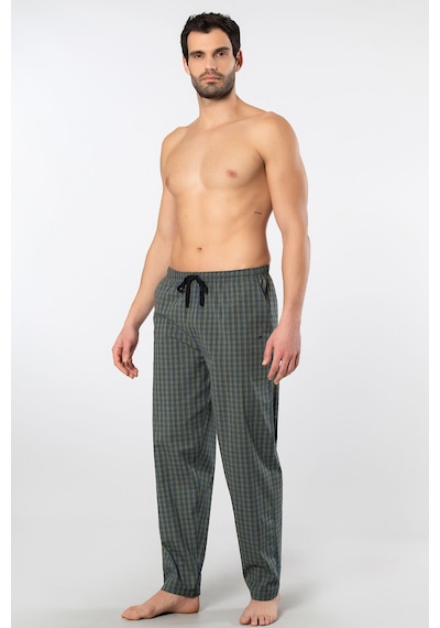 Cacharel Erkek Dokuma Pijama Tek Alt 2240/yeşil 3 Çok Renkli