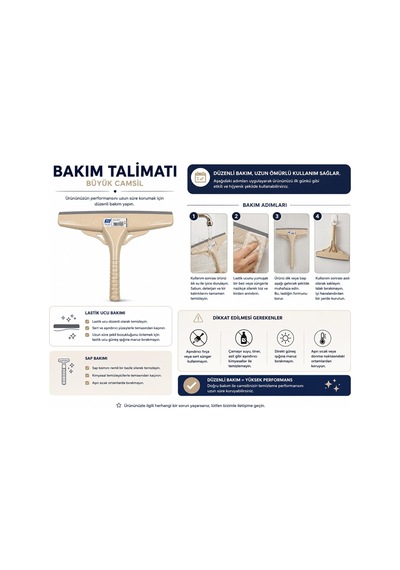 Lexroo Büyük Cam Sil 33 Cm