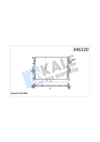 Kale 346120 Motor Su Radyatörü - Ford Focus 2011-2014 2.0 Tdci Manuel Şanz. 6g918005dc - 6g918005ab - 6g918005ac - 6g918005db - 6g918005dc - 6g918005dd - 7ekh8005bc - 7g918005ac - 7g918005bb - 7g918005ad - 7g918005bc - 7g918005bd - 1377541 - 1377542 - Kale 346120 Motor Su Radyatörü - Ford Focus 2011-2014 2.0 Tdci Manuel Şanz. 6g918005dc - 6g918005ab - 6g918005ac - 6g918005db - 6g918005dc - 6g918005dd - 7ekh8005bc - 7g918005ac - 7g918005bb - 7g918005ad - 7g918005bc - 7g918005bd - 1377541 - 1377542 -