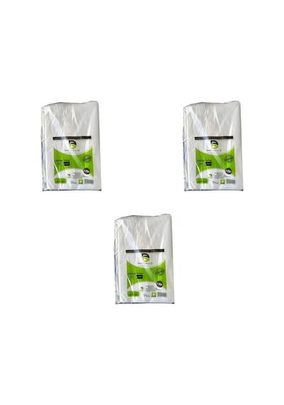 Doğanpack Şeffaf Naylon Bakkaliye Poşeti Torbası 30 x 52 CM 3 x 1 KG