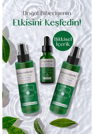Mecitefendi Bukle Biberiye Saç Bakım Seti
