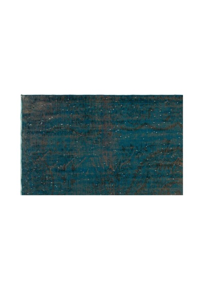 El Dokuması Vintage Yün-pamuk Turkuaz Halı 23092 185 X 300 Cm