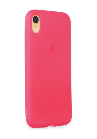 Cosmotex Newface Apple, Uyumlu iPhone Xr Kılıf First Silikon - Pembe