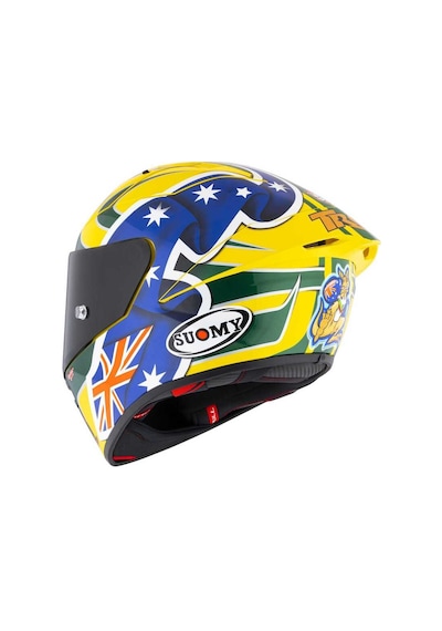 Suomy S1-Xr Gp Troy Baylıss Edıtıon 2005 Kapalı Kask Sarı - Mavi