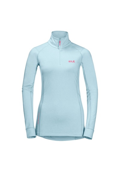Jack Wolfskin Snow Sky Half Zip W Kadın Arakatman Polar Frosted Blue Frosted Blue