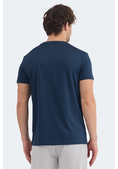 Slazenger OMAR KTN Erkek  Indigo Tişört