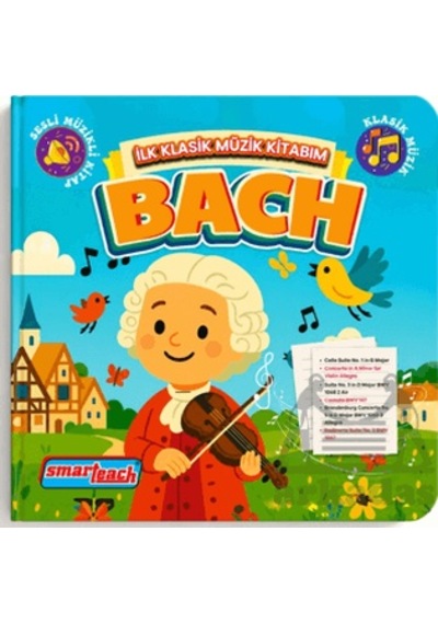 İlk Klasik Müzik Kitabım Bach Sesli Kitap Smarteach