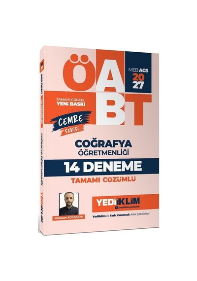 Yediiklim 2027 Öabt Meb-ags Coğrafya Öğretmenliği 14 Deneme Çözümlü Cemre Serisi - Ramazan Kocakaya