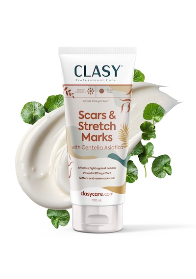 Clasy Care Scars & Stretch Marks Yara ve Çatlak İzleri Görünümünü Azaltıcı ve Önleyici Krem 100 ML
