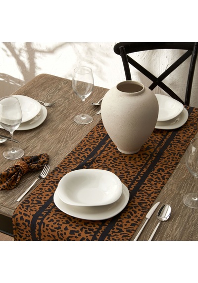 Karaca Home Leopard Desenli Runner 140x200 Cm