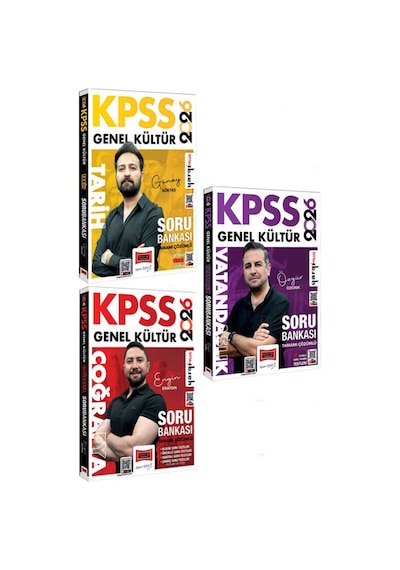 2026 Kpss Genel Kültür Tarih-coğrafya-vatandaşlık Tamamı Çözümlü Soru Bankası Seti 3 Kitap