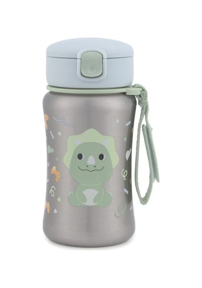 Skip Hop Besties Squad Paslanmaz Çelik Pipetli Suluk Dinazor STANDART