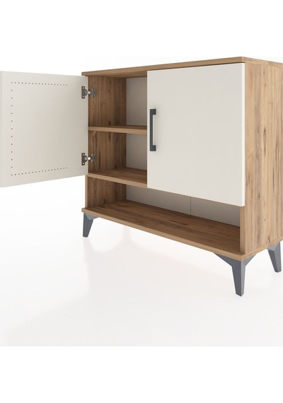 Arges Şifonyer 2 Raflı 2 Kapaklı 88x30x80 Çam-aytaşı Çam