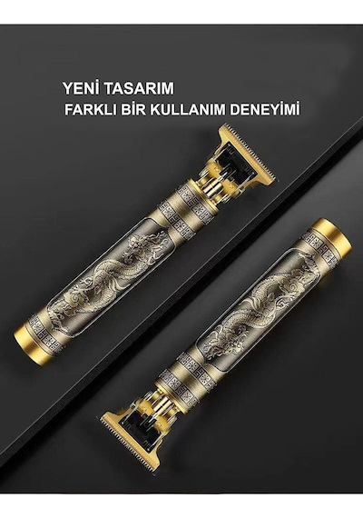 Smartblue Manessa HK-34 Profesyonel T-bıçak Saç Sakal Ense Çizim Tıraş Makinesi Smartblue Manessa HK-34 Profesyonel T-bıçak Saç Sakal Ense Çizim Tıraş Makinesi