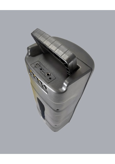 Mey İthalat Bluetooth Işıklı Hoparlör 2x5w Güç Usb + Tf Kart + Fm Radyo Siyah Renk