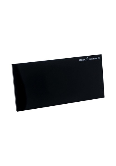 Sağdıç Cs-309 No:9 Kaynak Maske Camı Siyah 50 x 110 Mm