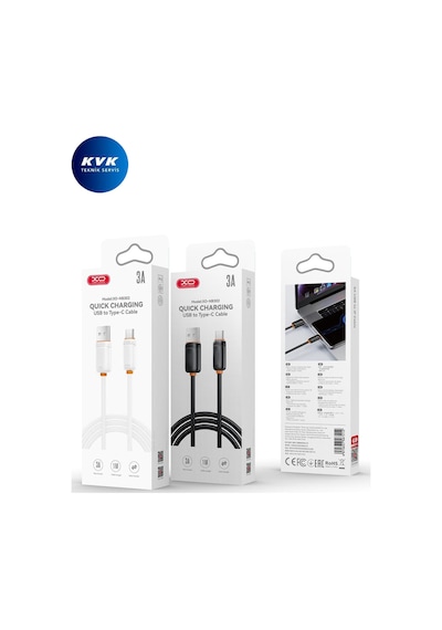 Nb302 3a Usb-a To Type-c Hızlı Şarj Ve Veri Aktarım Kablosu 1 Metre