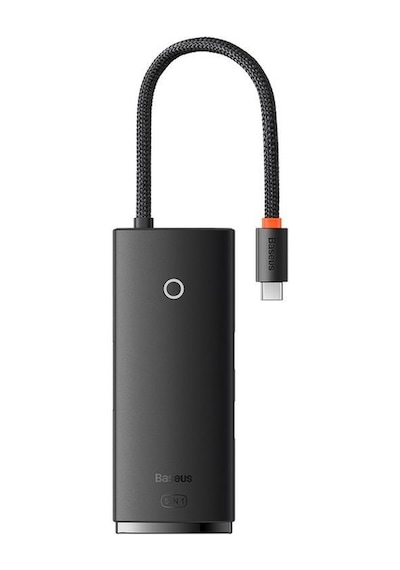 Baseus Lıte Sıyah 5ın1 Type-c Hub Çıkış: Usb X3 Type-c X1 Hdmı X1 Giriş:type-c Wkqx040001
