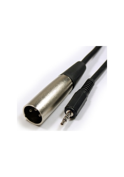 Xlr Kablo - 3 Pin Erkek - 3.5 Mm Stereo Erkek - 5 Metre
