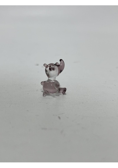 El Yapımı Mini Murano Cam Gergedan Biblo A162-12