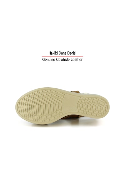 Erkan Saçmacı Monica Taba Hakiki Dana Derisi Çapraz Burgulu Dolgu Topuklu Slingback Sandalet Erkan Saçmacı Monica Taba Hakiki Dana Derisi Çapraz Burgulu Dolgu Topuklu Slingback Sandalet