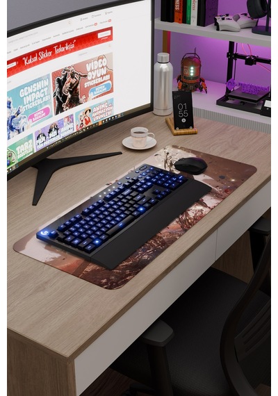 Expedition 33 Kaymaz Dikişli Kauçuk Oyuncu Mousepad V2 - 70x30 Xl Gaming Mouse Pad Fare Altlığı