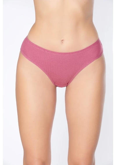 12 Adet Tutku Elit Bayan Bambu Derbi Bikini Külot Karışık Renk 2709 Çok Renkli