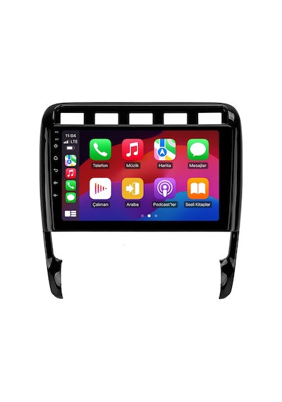 Porsche Cayenne 2003-2010 Android Multimedya Carplay Android Auto Navigasyon Kameralı 4gb Ram 64gb 9"