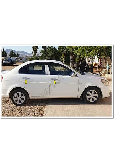 Woc Chrome Hyundai Accent Era Krom Kapı Kolu 4 Kapı Paslanmaz Çel N11.306