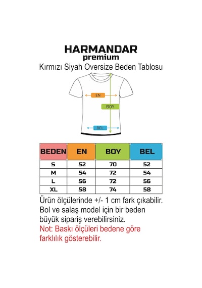 Palmiye Baskılı Unisex Oversize T-shirt Turuncu