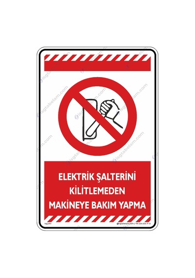 Elektrik Şalterlerini Kilitlemeden Makineye Bakım Yapma