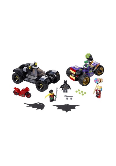 LEGO DC 76159 Comics Super Heroes Joker'in Üç Tekerlekli Motosiklet Takibi 440 Parça
