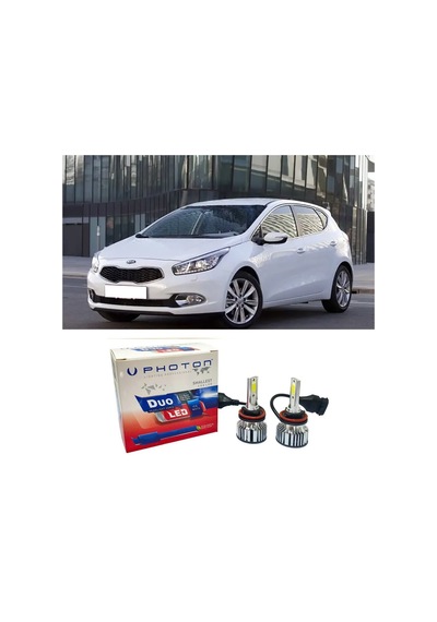 Kia Ceed Led Xenon Kısa Far Ampulü H7 Duo Yeni Seri Beyaz 2011-2017