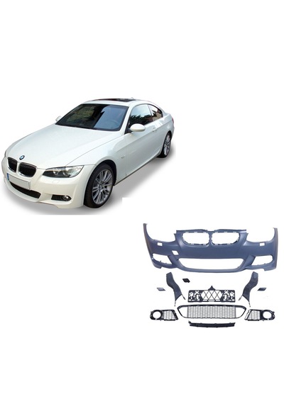 Bmw E93 Lci Cabrio Uyumlu Plastik Tayvan Mtec Ön Tampon