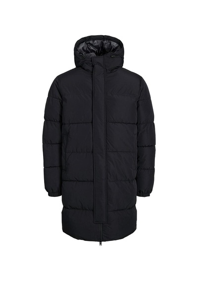 Jack & Jones 12256980 Jjebradley Long Puffer Sn Siyah 001