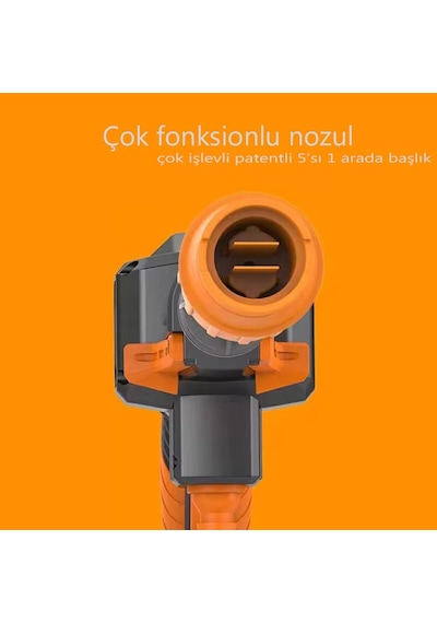 Lıtolan Ewasher Elektirikli Oto Ve Araç Yıkama Tabancası Ve İlaç Pompası Püskürtücü 4.8v 16lt