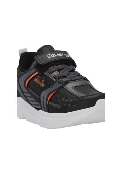 Slazenger KENDALL Çocuk Cırt Cırtlı Siyah / Koyu Gri Günlük Spor Ayakkabısı