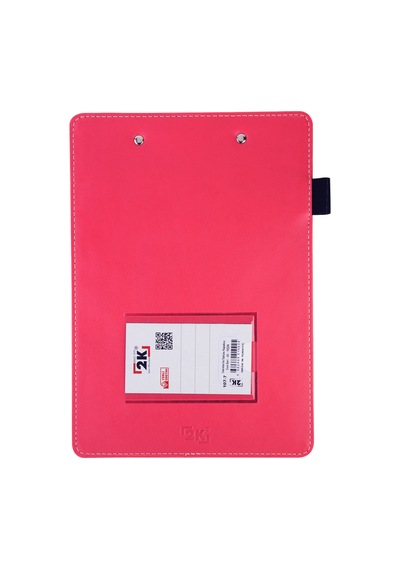 Sekreterlik,a5 Küçük Boy,kapaksız,a5 Clipboard Vegan Suni Deri,17,5x24,5 Cm.,fuşya/pembe