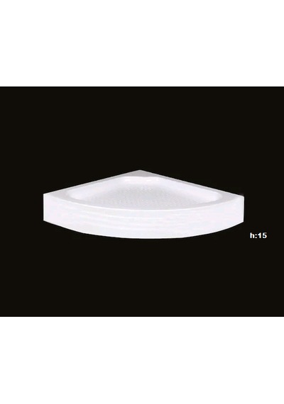Alika 120x120 Oval H:15 Panelli Duş Teknesi