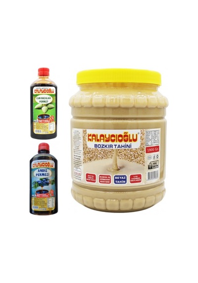 Kalaycıoğlu Bozkır Beyaz Tahin 1900 G + Andız Pekmezi 950 G + Kozalak Pekmezi 950 G