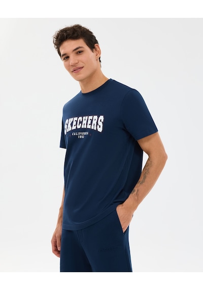Skechers M Regular T-shirt Erkek Lacivert Tshirt S2610122-0505