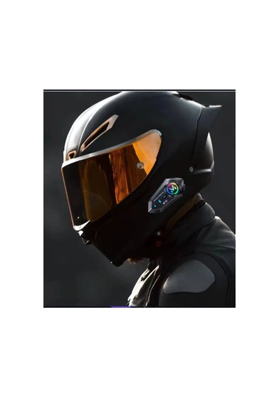 Y12 Motor Kask Kulaklık Rgb Modlu Radyolu Motosiklet Kulaklık 5. 3 Bluetooth Intercom